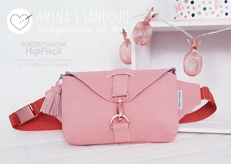 Gürteltasche HipPack (Schnittmuster und Nähanleitung)