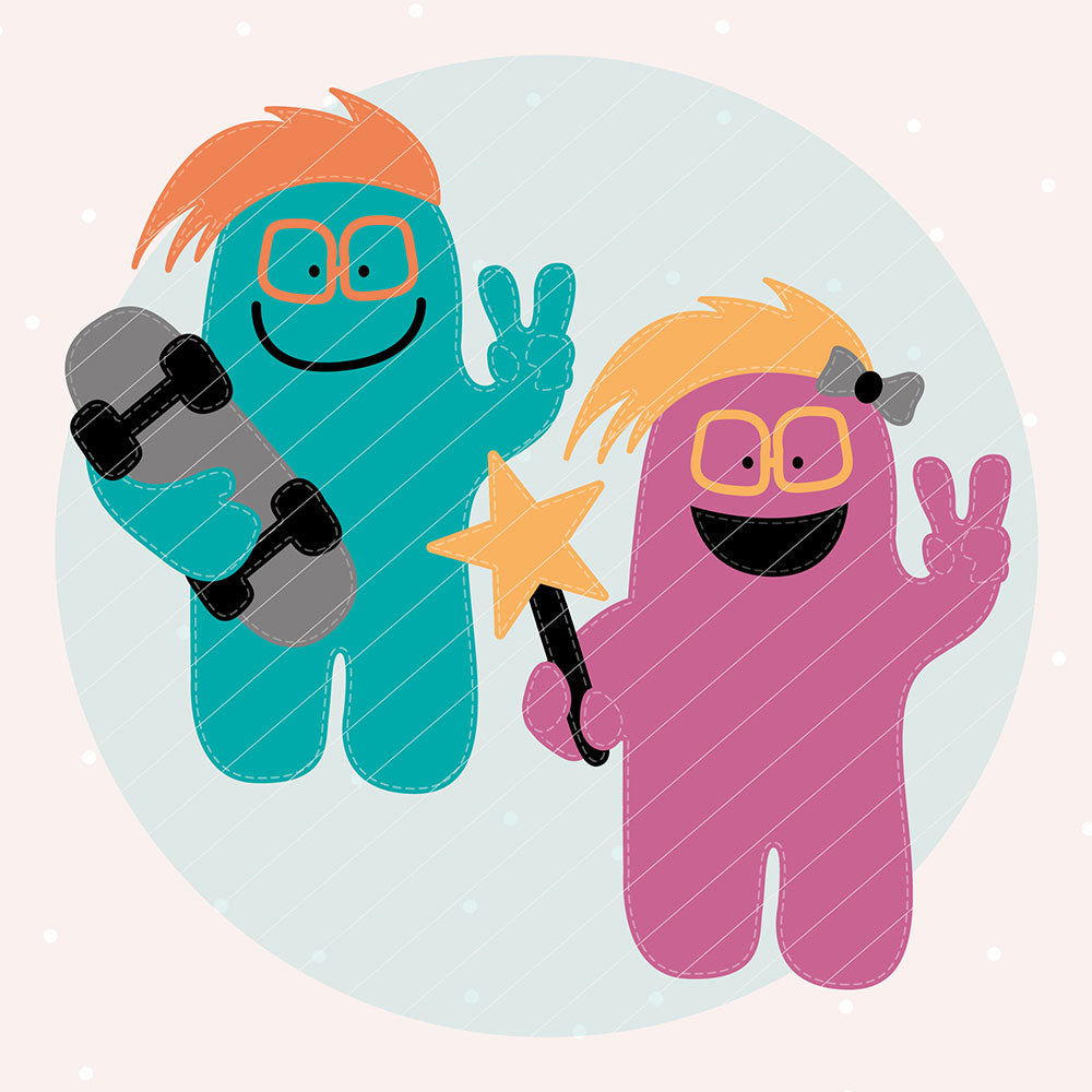 Coole Monster (Applikationsvorlage)