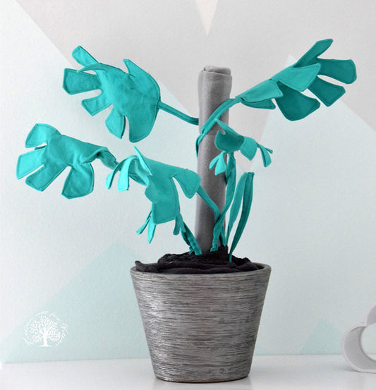 Zimmerpflanze Frieda Monstera (Schnittmuster und Nähanleitung)