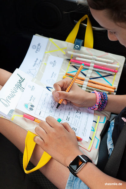 Reise-Bingo für Kinder (Bastelidee und Druckvorlage)
