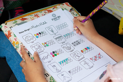 Reise-Bingo für Kinder (Bastelidee und Druckvorlage)