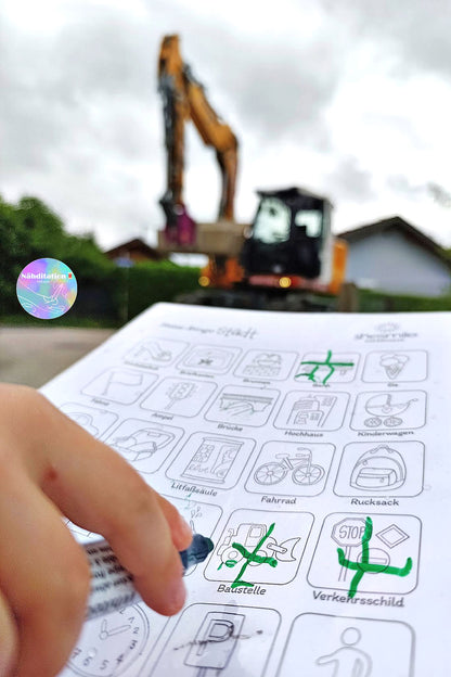 Reise-Bingo für Kinder (Bastelidee und Druckvorlage)