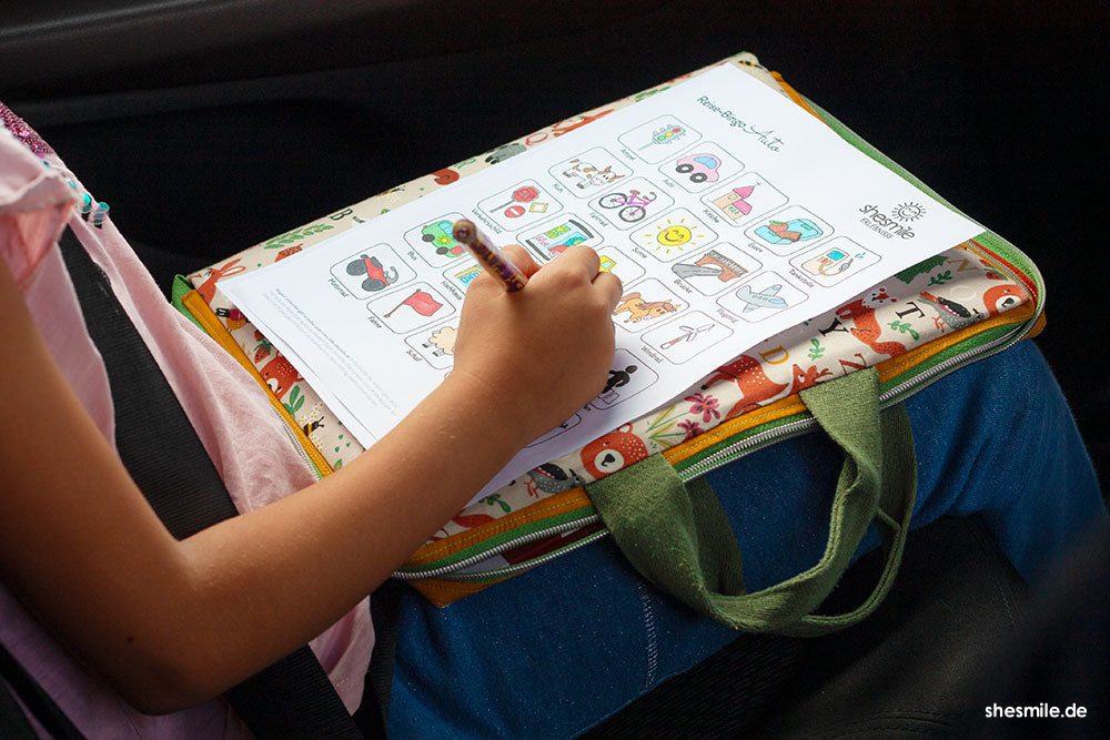 Reise-Bingo für Kinder (Bastelidee und Druckvorlage)