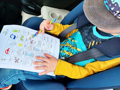 Reise-Bingo für Kinder (Bastelidee und Druckvorlage)