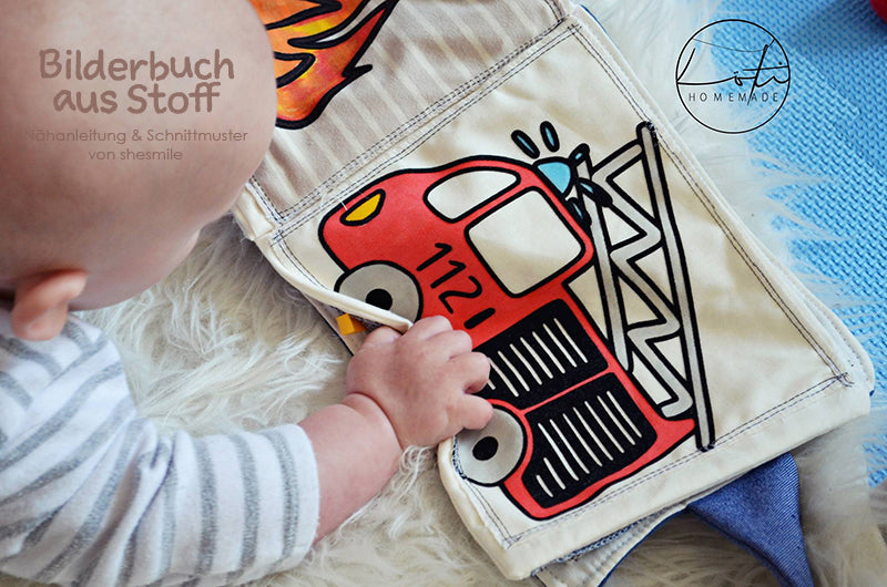 Bilderbuch aus Stoff (Schnittmuster und Nähanleitung)
