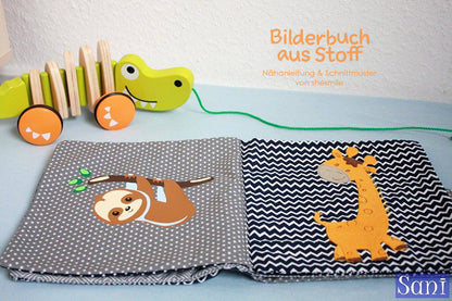 Bilderbuch aus Stoff (Schnittmuster und Nähanleitung)