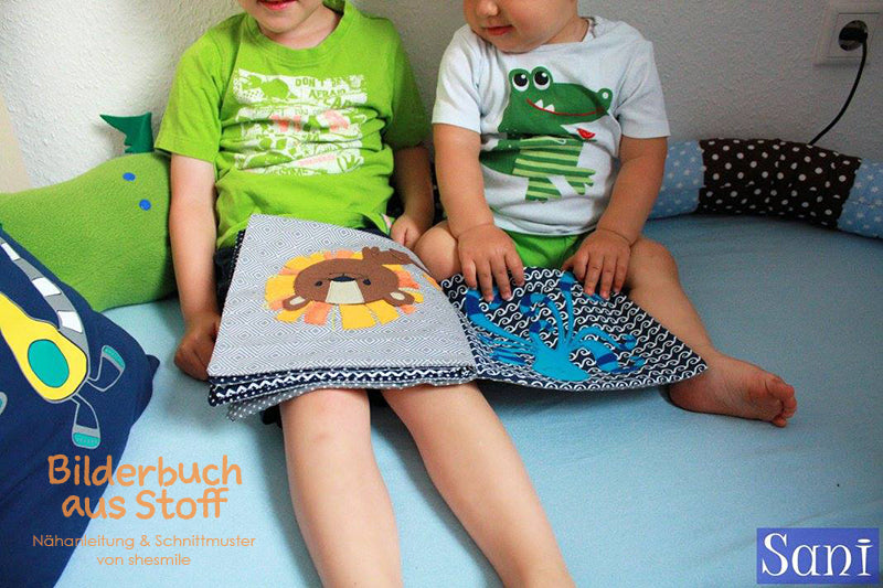 Bilderbuch aus Stoff (Schnittmuster und Nähanleitung)