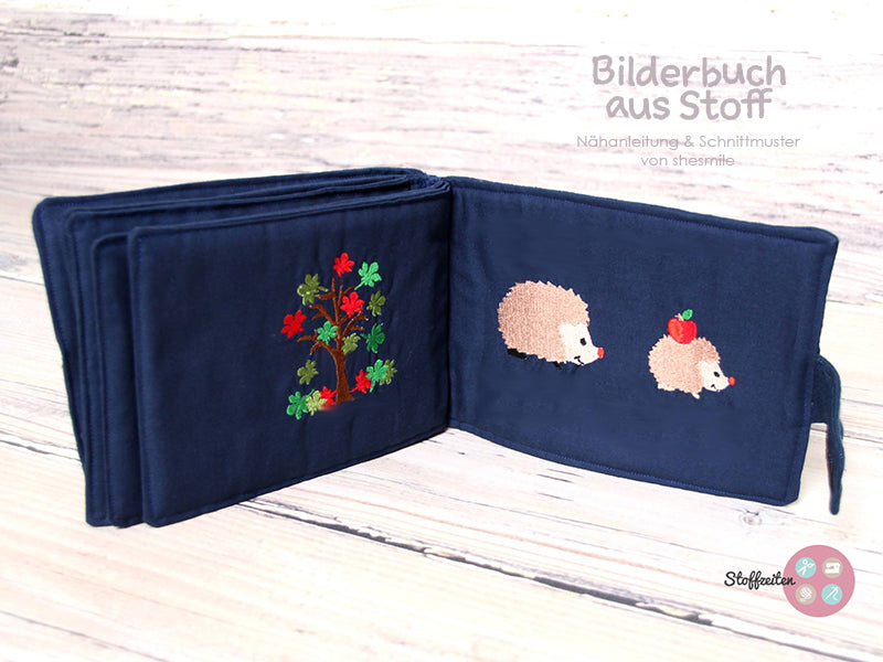 Bilderbuch aus Stoff (Schnittmuster und Nähanleitung)