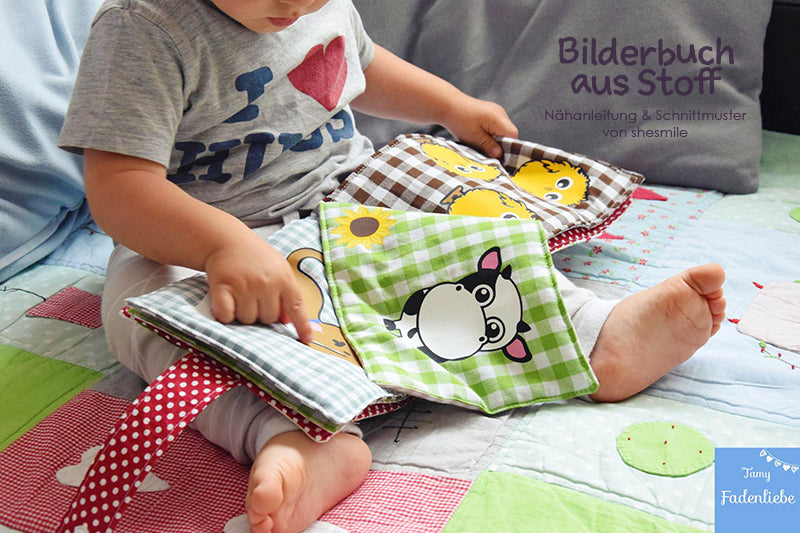 Bilderbuch aus Stoff (Schnittmuster und Nähanleitung)