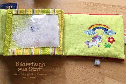 Bilderbuch aus Stoff (Schnittmuster und Nähanleitung)
