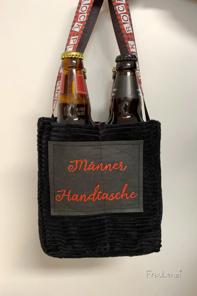 Flaschentasche und Tragetasche TanteTrage (Schnittmuster und Nähanleitung)