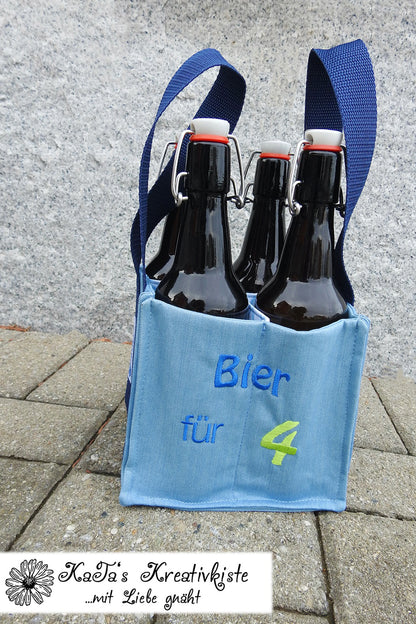 Flaschentasche und Tragetasche TanteTrage (Schnittmuster und Nähanleitung)