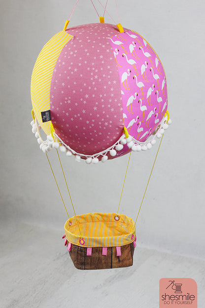 Adventskalender und Kinderzimmerdeko Adventsballon (Schnittmuster und Nähanleitung)