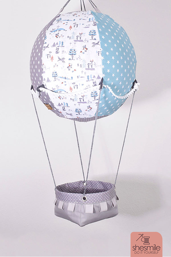 Adventskalender und Kinderzimmerdeko Adventsballon (Schnittmuster und Nähanleitung)