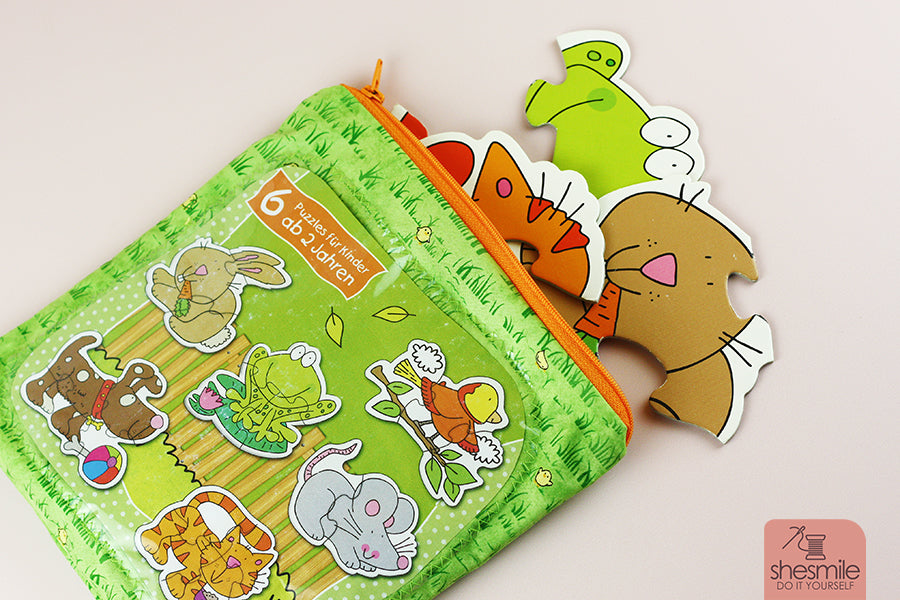Spielebeutel Zipverpackt (Nähanleitung für alle Größen)