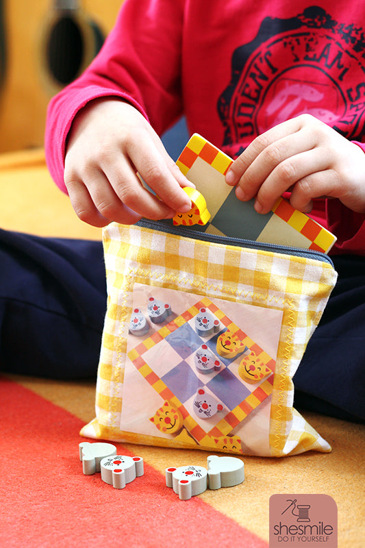 Spielebeutel Zipverpackt (Nähanleitung für alle Größen)