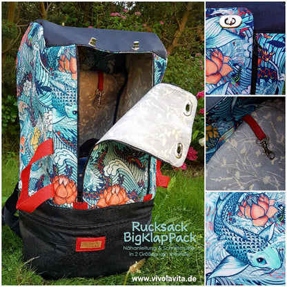 Rucksack BigKlapPack (Schnittmuster und Nähanleitung)