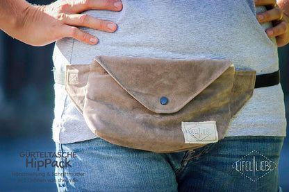 Gürteltasche HipPack (Schnittmuster und Nähanleitung)