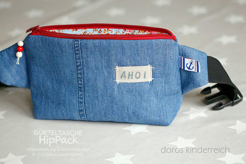 Gürteltasche HipPack (Schnittmuster und Nähanleitung)