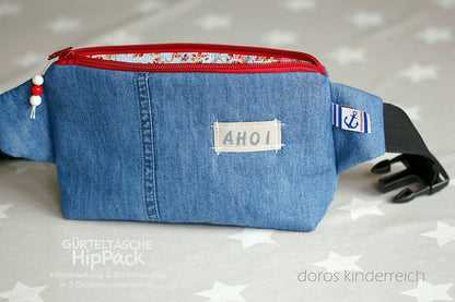 Gürteltasche HipPack (Schnittmuster und Nähanleitung)