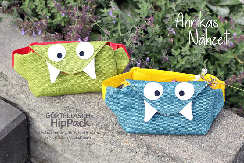 Gürteltasche HipPack (Schnittmuster und Nähanleitung)