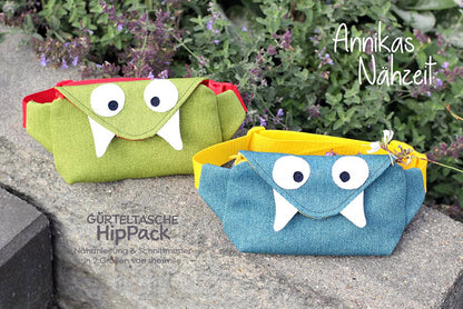 Gürteltasche HipPack (Schnittmuster und Nähanleitung)