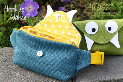 Gürteltasche HipPack (Schnittmuster und Nähanleitung)