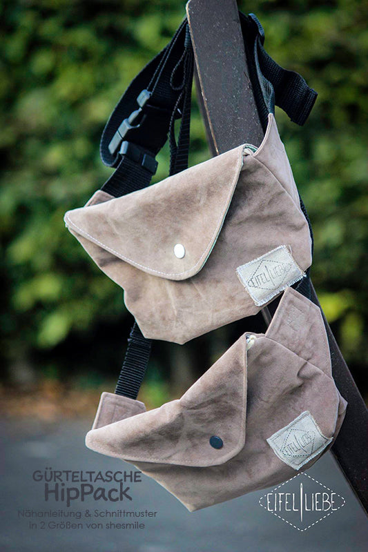 Gürteltasche HipPack (Schnittmuster und Nähanleitung)