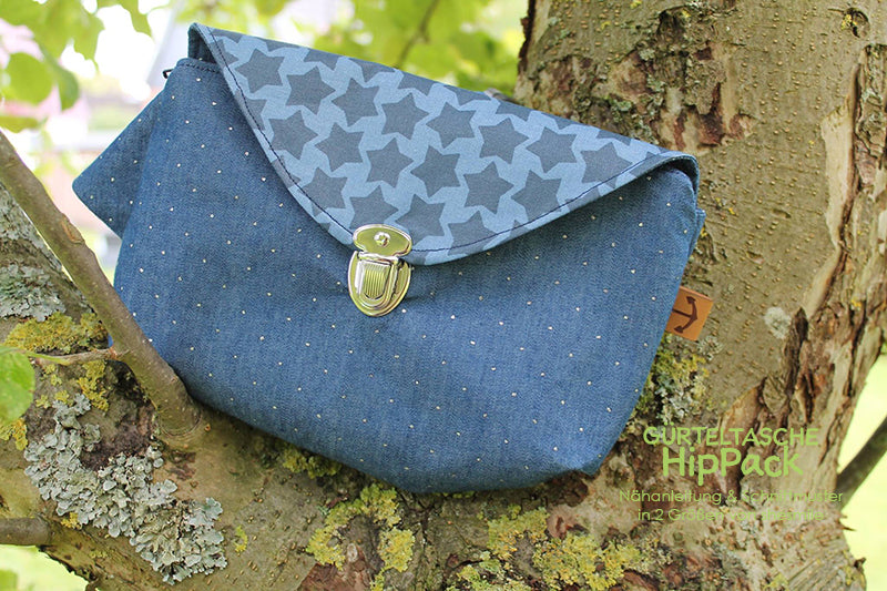 Gürteltasche HipPack (Schnittmuster und Nähanleitung)
