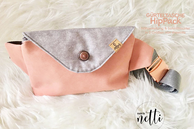 Gürteltasche HipPack (Schnittmuster und Nähanleitung)