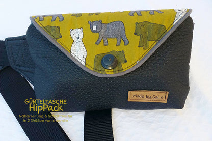 Gürteltasche HipPack (Schnittmuster und Nähanleitung)
