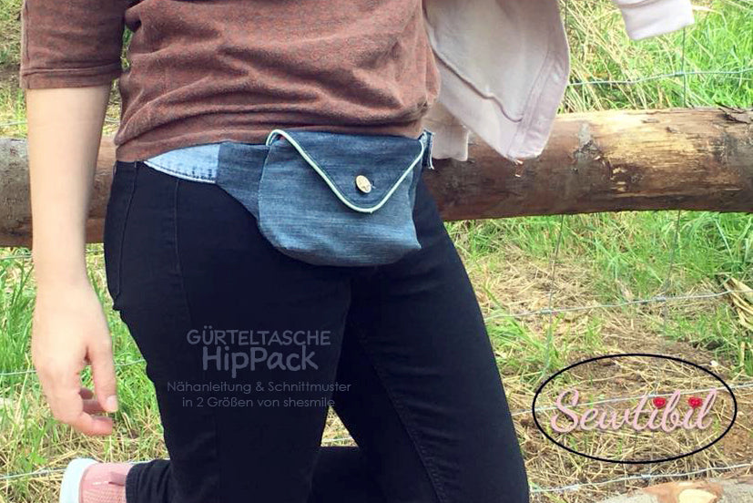 Gürteltasche HipPack (Schnittmuster und Nähanleitung)
