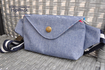 Gürteltasche HipPack (Schnittmuster und Nähanleitung)