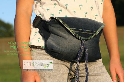 Gürteltasche HipPack (Schnittmuster und Nähanleitung)