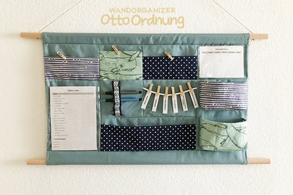 Wandorganizer Otto Ordnung (Schnittmuster und Nähanleitung)