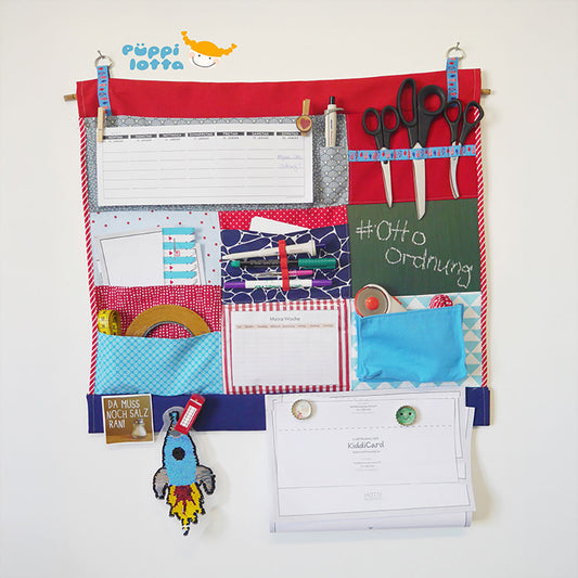 Wandorganizer Otto Ordnung (Schnittmuster und Nähanleitung)