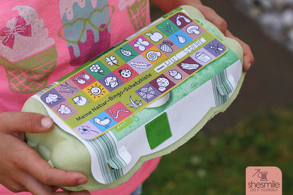 Natur-Bingo für Kinder (Bastelidee und Druckvorlage)