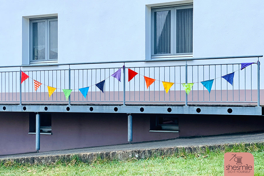 Wimpelkette (Schnittmuster und Nähanleitung)