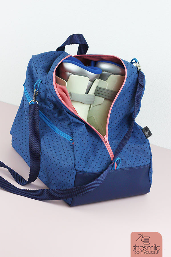 Schuhtasche SusiSkates (Schnittmuster und Nähanleitung)