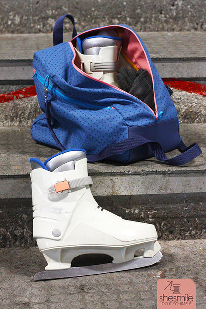 Schuhtasche SusiSkates (Schnittmuster und Nähanleitung)