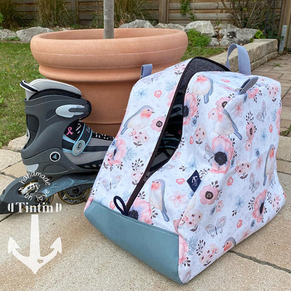Schuhtasche SusiSkates (Schnittmuster und Nähanleitung)
