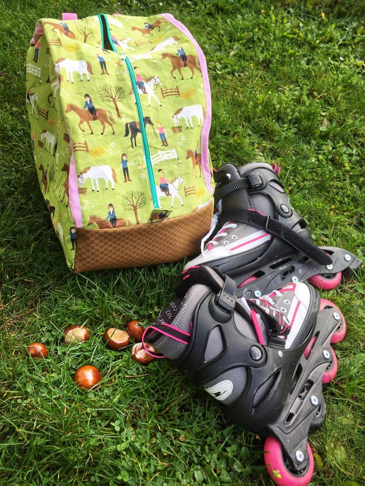 Schuhtasche SusiSkates (Schnittmuster und Nähanleitung)