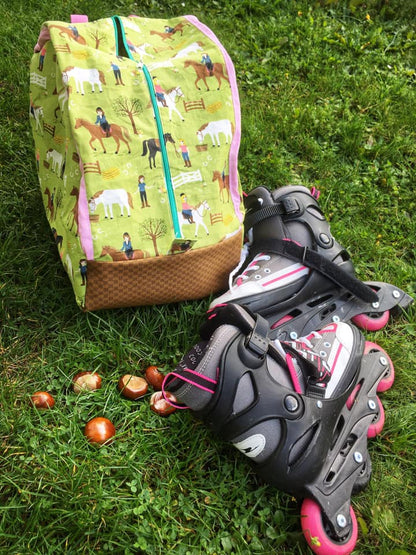 Schuhtasche SusiSkates (Schnittmuster und Nähanleitung)