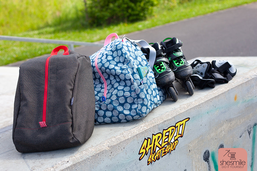 Schuhtasche SusiSkates (Schnittmuster und Nähanleitung)