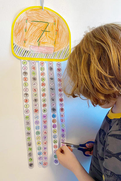 Countdown für Ungeduldige (Bastelidee und Druckvorlage)