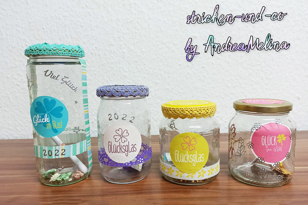 Glücksglas der Dankbarkeit (Bastelidee und Druckvorlage)