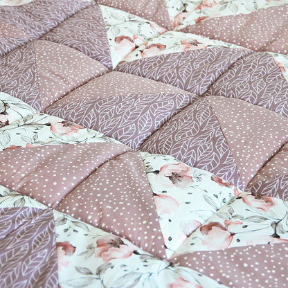Patchworkdecke Gerda Gemütlich (Schnittmuster und Nähanleitung)