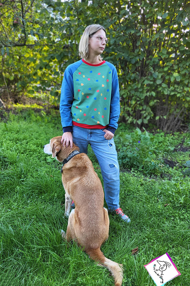Pullover RiekeRaglan (Schnittmuster und Nähanleitung)