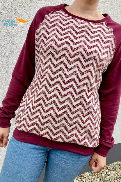 Pullover RiekeRaglan (Schnittmuster und Nähanleitung)