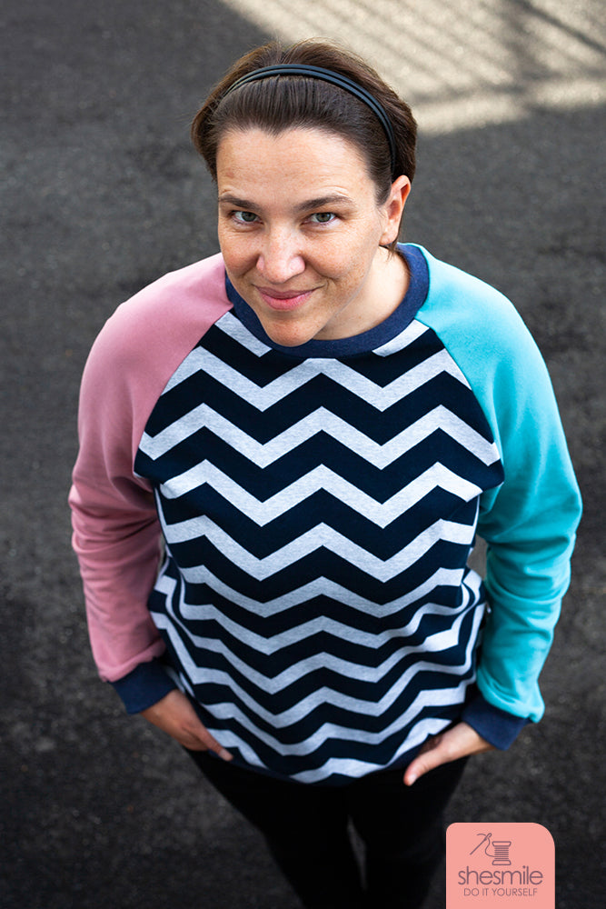 Pullover RiekeRaglan (Schnittmuster und Nähanleitung)